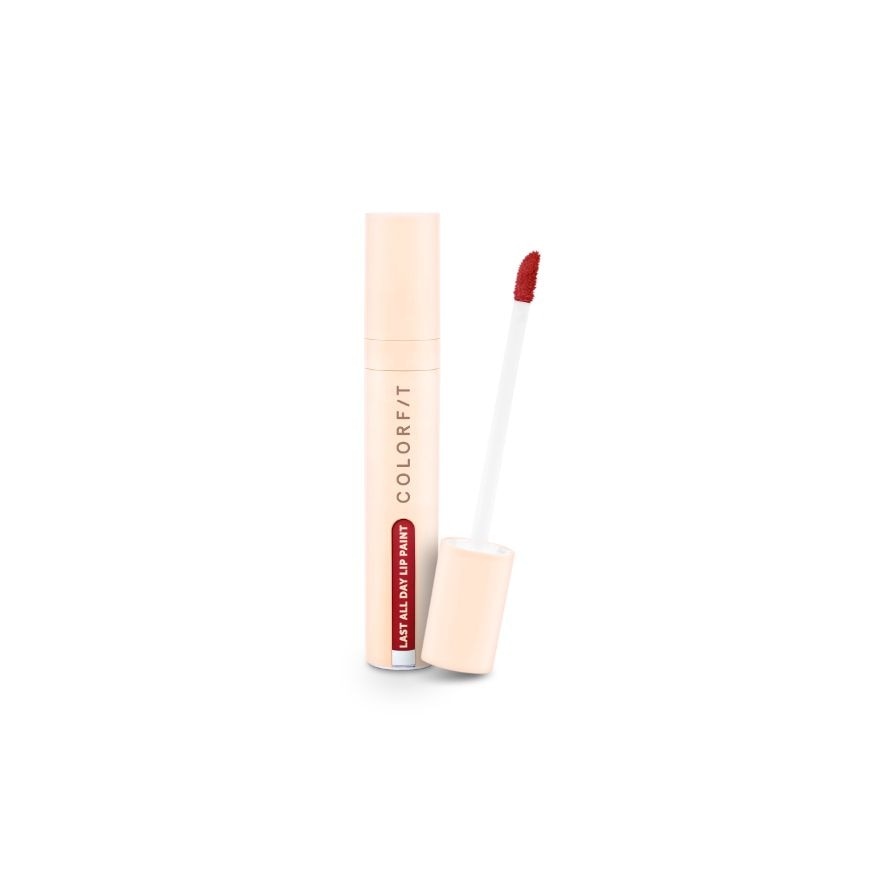 Wardah Colorfit Last All Day Lip Paint 07 Brick On 4.2 g