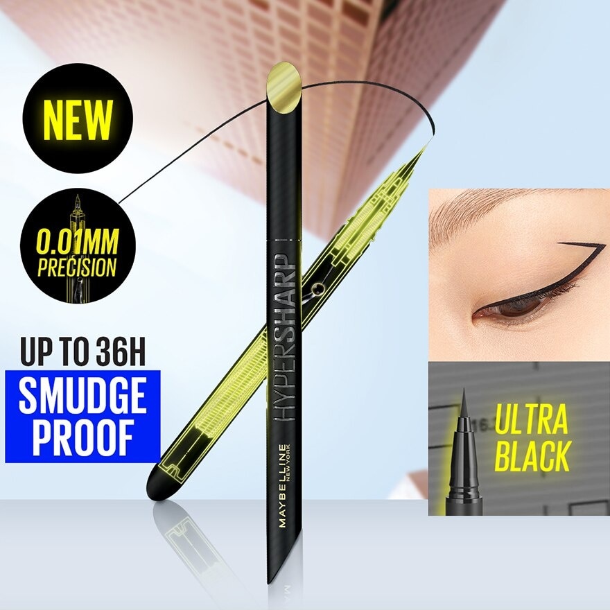 Hypersharp Extreme Liner 36 Hour Ultra Black