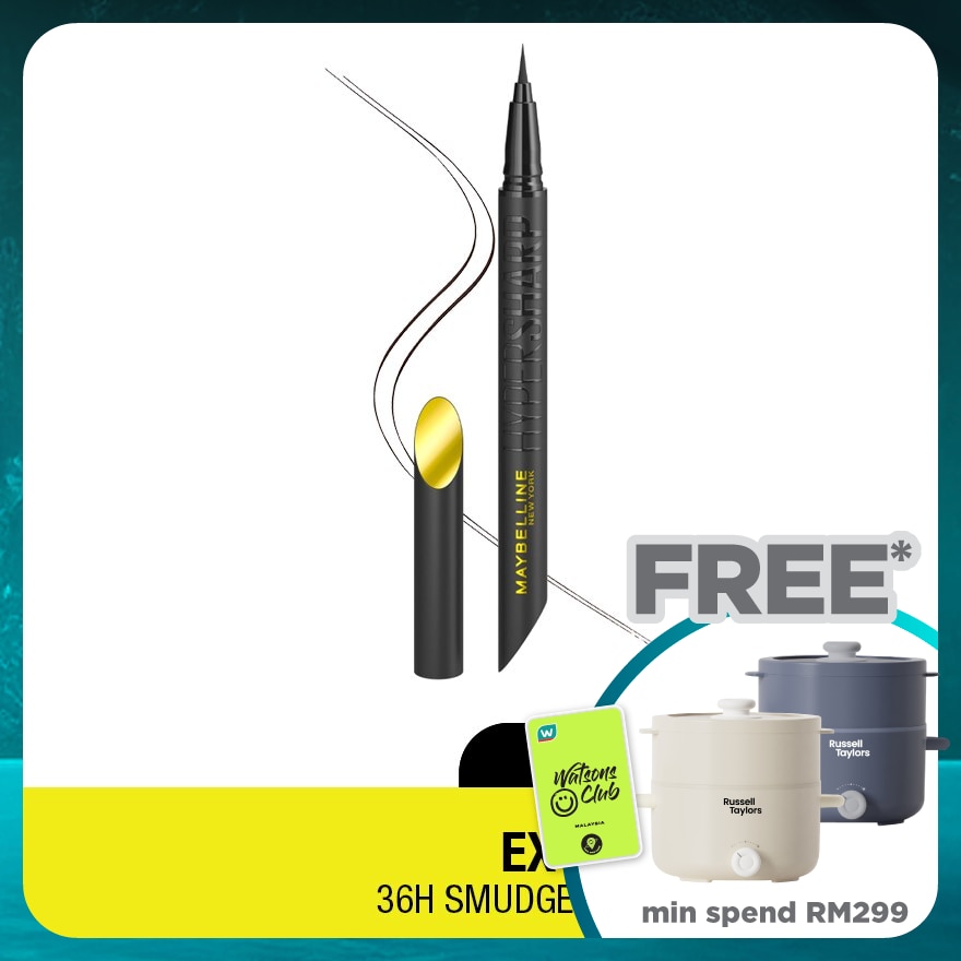 MAYBELLINE Hypersharp Extreme Liner 36 Hour Ultra Black