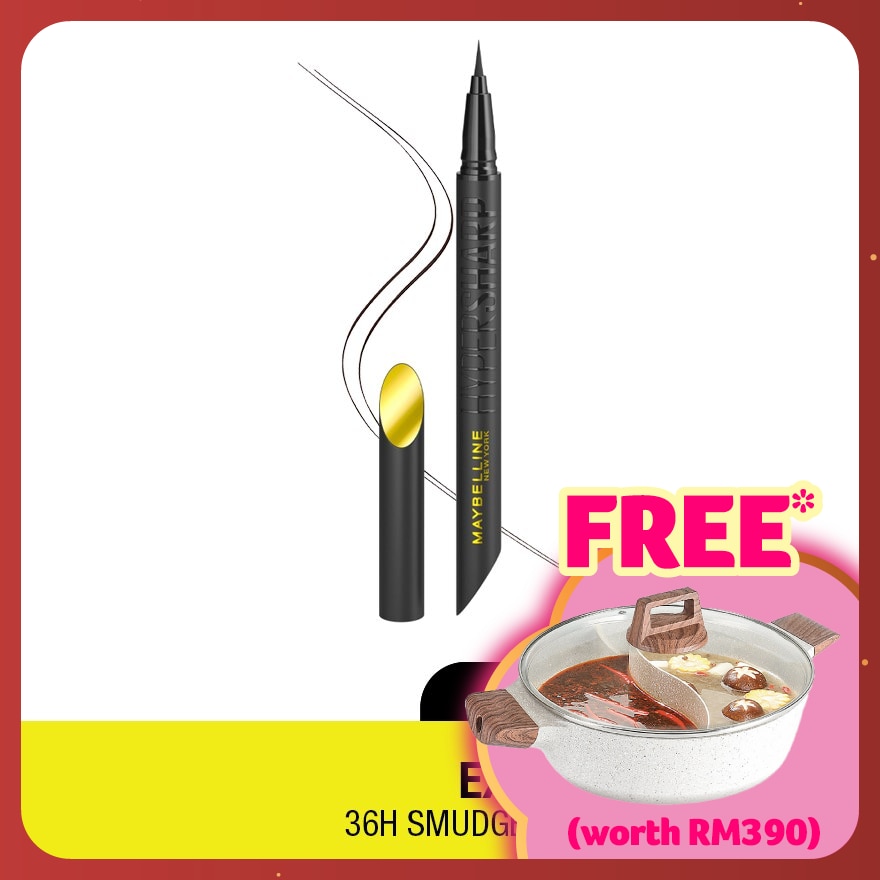 MAYBELLINE Hypersharp Extreme Liner 36 Hour Ultra Black