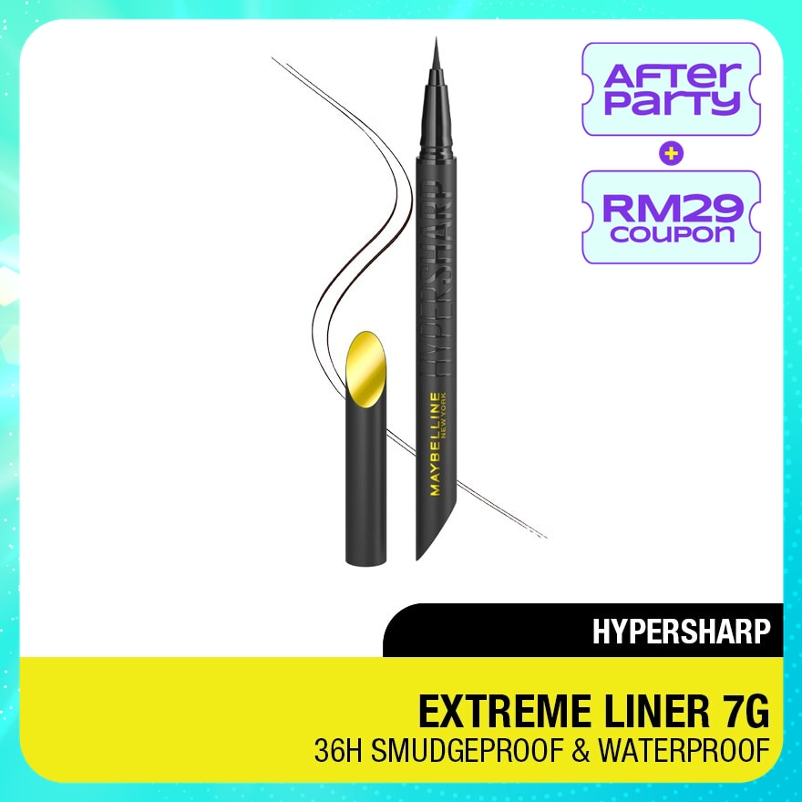 MAYBELLINE Hypersharp Extreme Liner 36 Hour Ultra Black