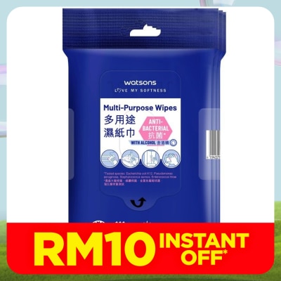 WATSONS Multi-Purpose Wipes 10sx3