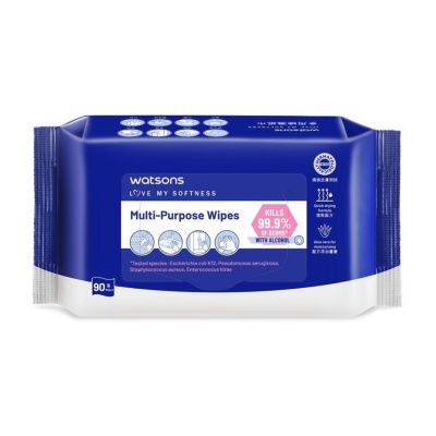 WATSONS - Multi-Purpose Wipes with Alcohol 90s image