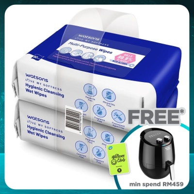 WATSONS Multi-Purpose Wipes 90sx2