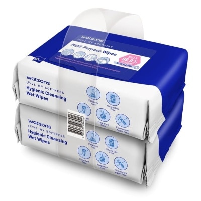 WATSONS Multi-Purpose Wipes 90sx2