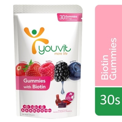 YOUVIT Beauty Biotin Gummies 30s