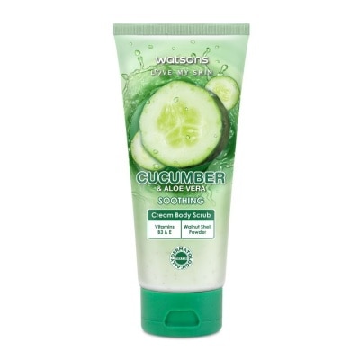 WATSONS Cucumber & Aloe Vera Cream Body Scrub 200g