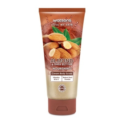 WATSONS Almond & Shea Butter Cream Body Scrub 200g