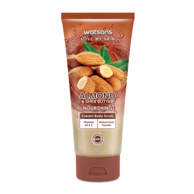 WATSONS - Almond & Shea Butter Cream Body Scrub 200g image