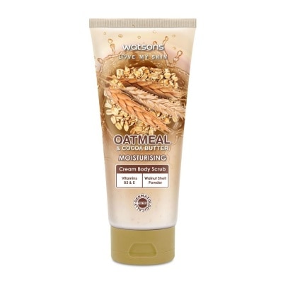 WATSONS Oatmeal & Cocoa Butter Cream Body Scrub 200g