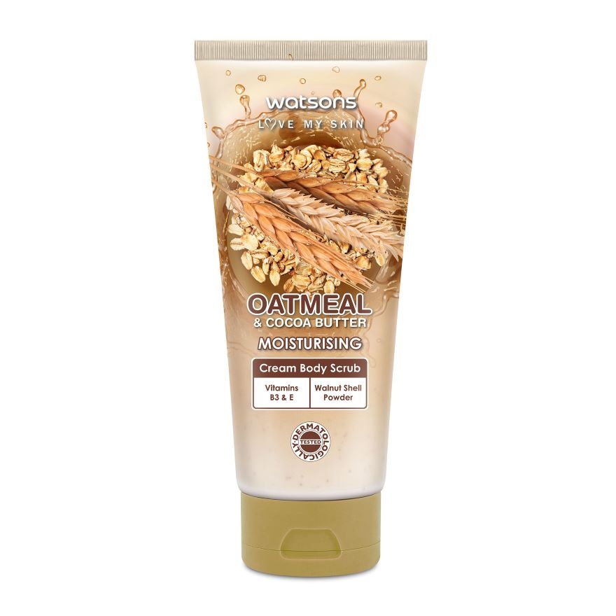 Oatmeal & Cocoa Butter Cream Body Scrub 200g image
