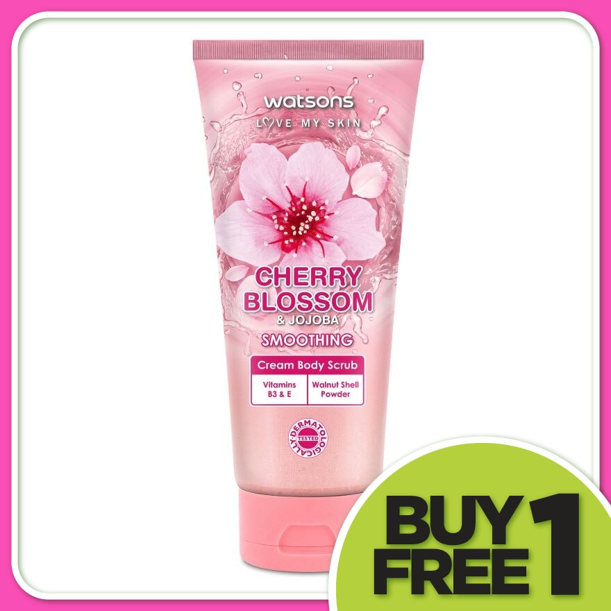 Cherry Blossom & Jojoba Cream Body Scrub 200g