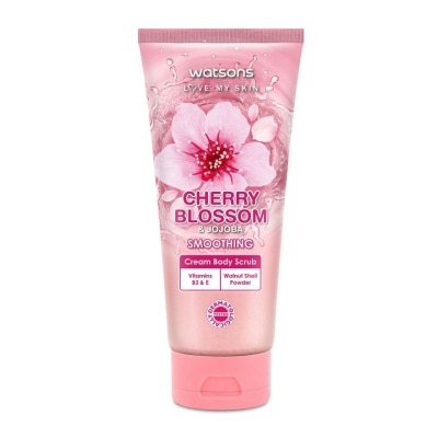 WATSONS Cherry Blossom & Jojoba Cream Body Scrub 200g