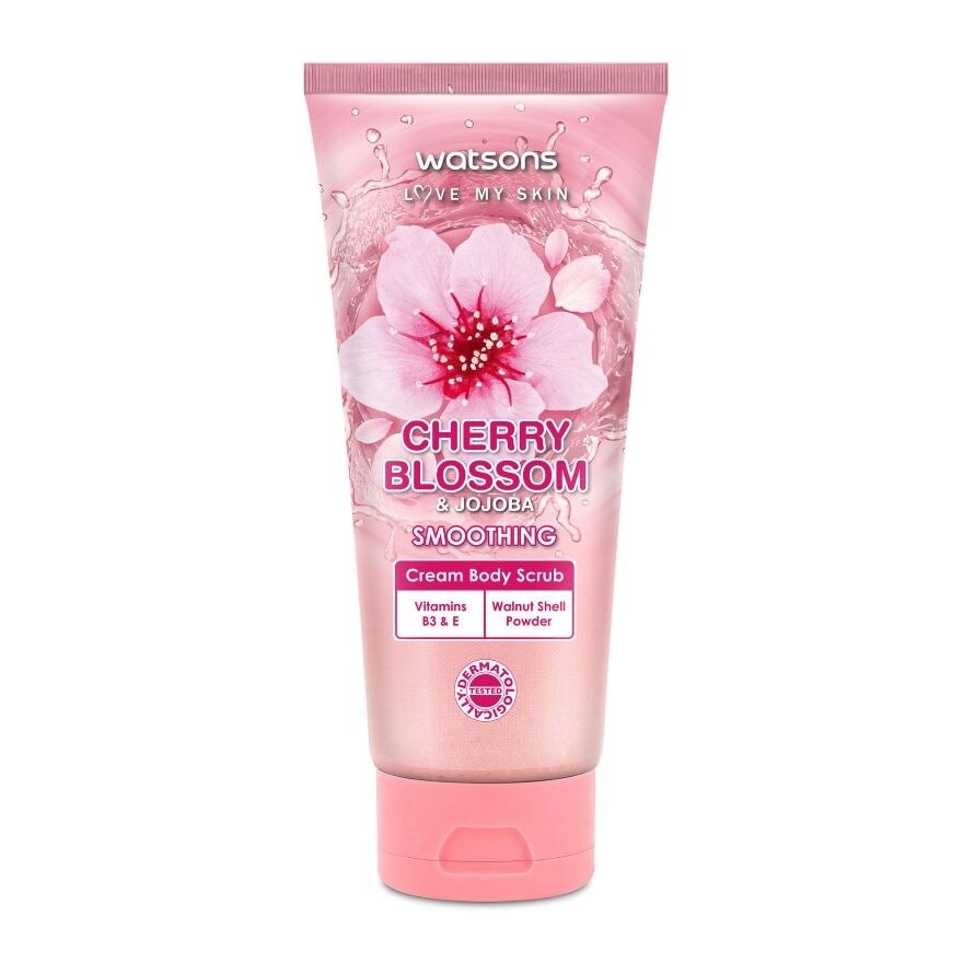 Cherry Blossom & Jojoba Cream Body Scrub 200g