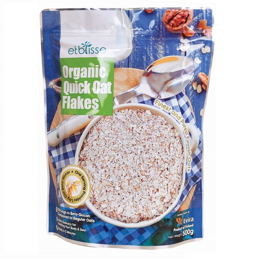 ORGANIC QUICK OATFLAKES 500G