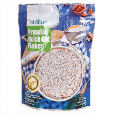 ETBLISS - ORGANIC QUICK OATFLAKES 500G
