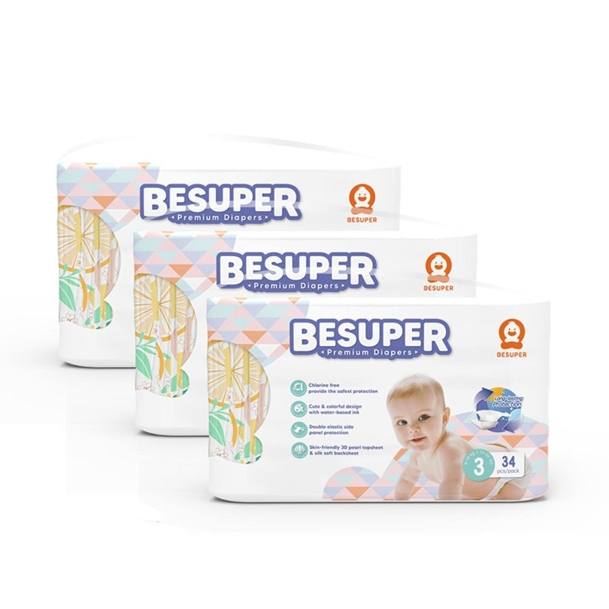 Baby Diaper Tape Public Version M 34sX3