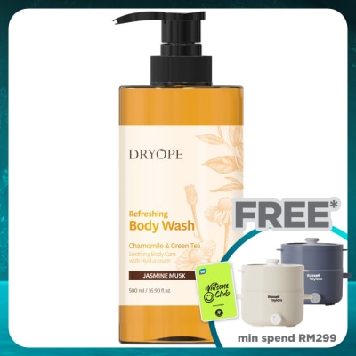 DRYOPE Chamomile & Green Tea B/Wash Jasmine Musk 500ml