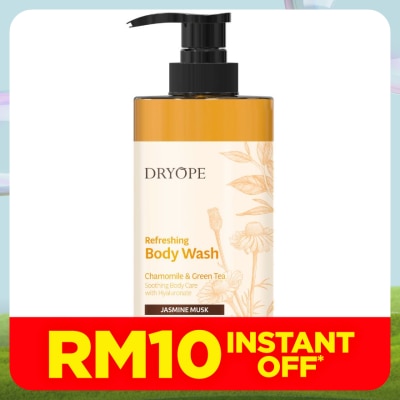 DRYOPE Chamomile & Green Tea B/Wash Jasmine Musk 500ml