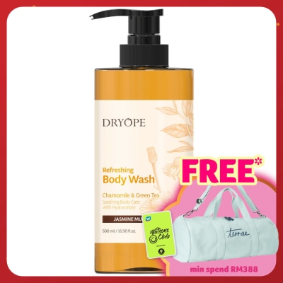 DRYOPE Chamomile & Green Tea B/Wash Jasmine Musk 500ml