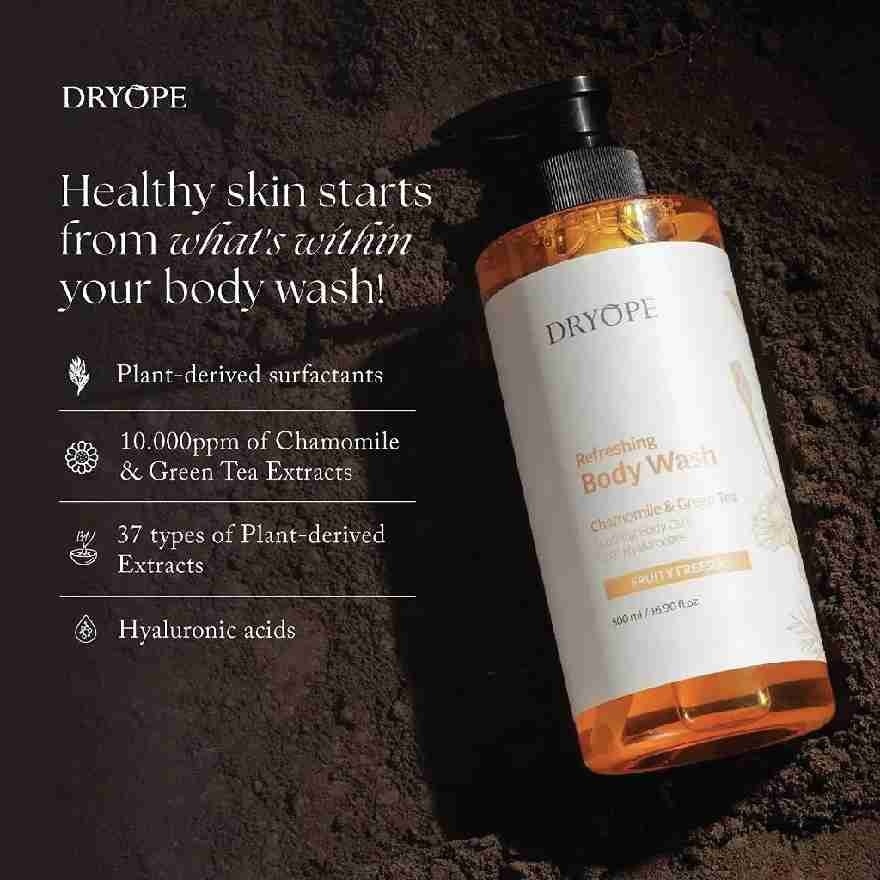 Chamomile & Green Tea Refreshing Body Wash  Fruity Freesia 500ml