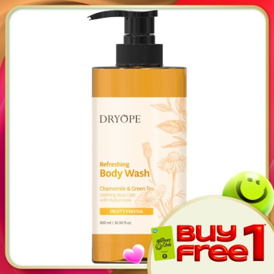 DRYOPE - Chamomile and Green Tea Refreshing Body Wash Fruity Freesia 500ml