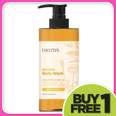 DRYOPE Chamomile and Green Tea Refreshing Body Wash Fruity Freesia 500ml