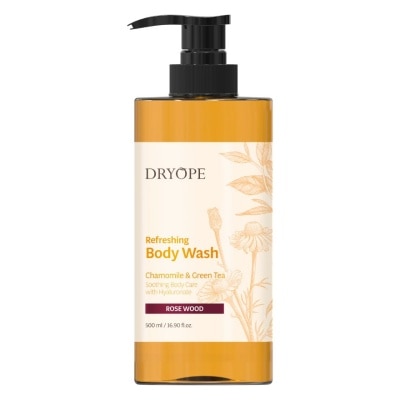DRYOPE Chamomile & Green Tea Refreshing Body Wash  Rose Wood 500ml