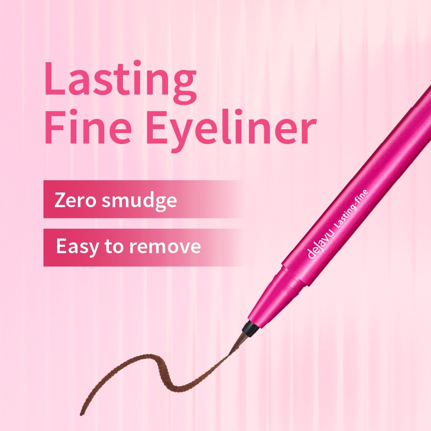 Lasting Fine E Brush Liquid Eyeliner Medium Brown