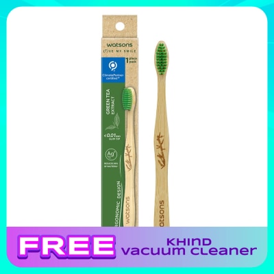 WATSONS Green Tea Bamboo Toothbrush (Ultra Soft)