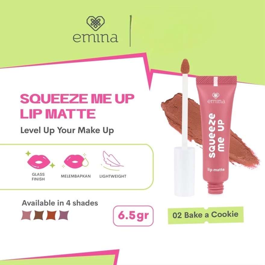 Squeeze Me Up Lip Matte 02 Bake a Cookie 6.5 g