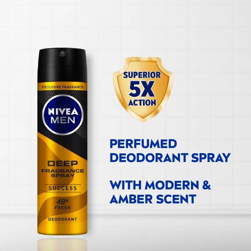 Deep Fragrance Success Deodorant Spray 2x150ml