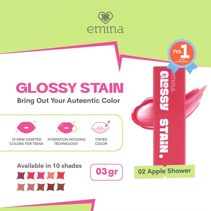 Glossy Stain 02 Apple Shower 3 g image