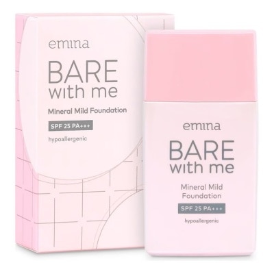 EMINA Bare with Me Mineral Mild Foundation 02 Natural 30