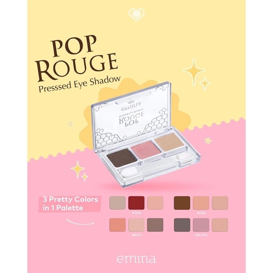 Pop Rouge Pressed Eye Shadow Posh 3.3 gr