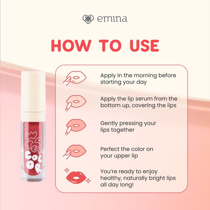 Watercolor Lip Serum 01 Dawn