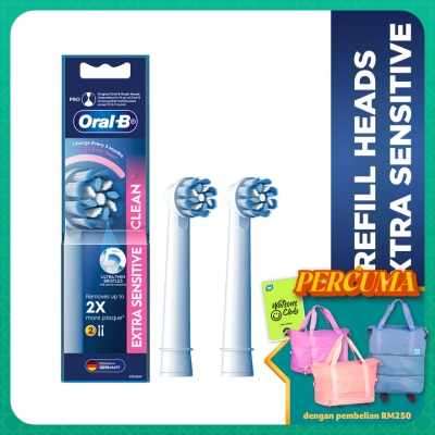 ORAL-B Extra Sensitive Clean Bursh Head Refill 2s