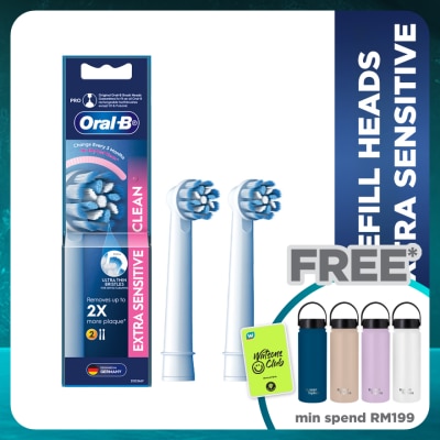 ORAL-B Extra Sensitive Clean Bursh Head Refill 2s