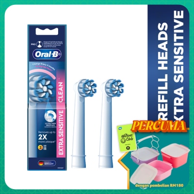 ORAL-B - Extra Sensitive Clean Bursh Head Refill 2s