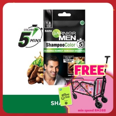 GARNIER HAIR COLOR Shampoo Colour 1.0 Black 20ml