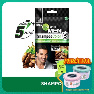 GARNIER HAIR COLOR Shampoo Colour 1.0 Black 20ml