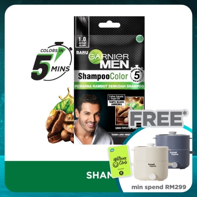 GARNIER HAIR COLOR Shampoo Colour 1.0 Black 20ml