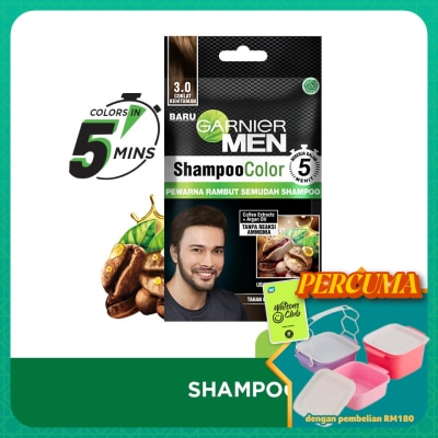 GARNIER HAIR COLOR - Shampoo Colour 3.0 Brown 20ml