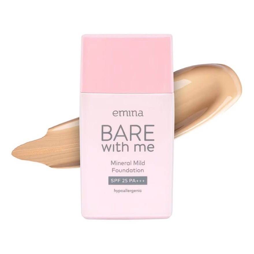 Bare with Me Mineral Mild Foundation 03 Caramel 30