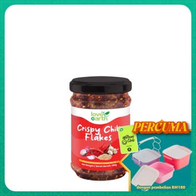 LOVE EARTH - Crispy Chilli Flakes 180g