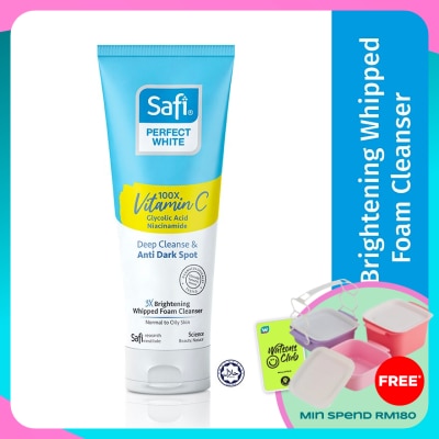 SAFI Perfect White 3X Brightening Whipped Foam Cleanser 95g
