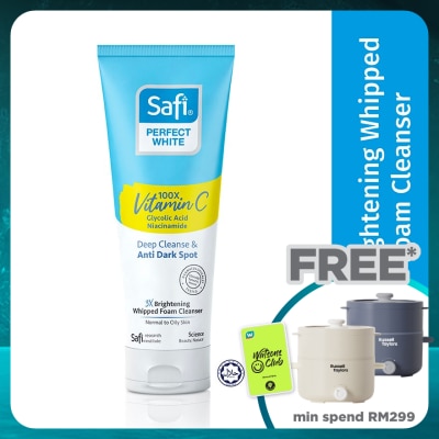 SAFI Perfect White 3X Brightening Whipped Foam Cleanser 95g