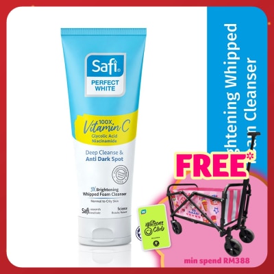 SAFI Perfect White 3X Brightening Whipped Foam Cleanser 95g