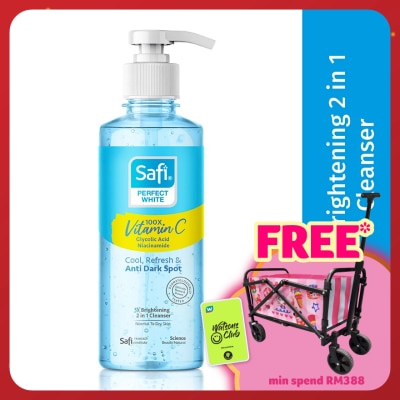 SAFI Perfect White 3X Brightening 2 in 1 Cleanser 160ml