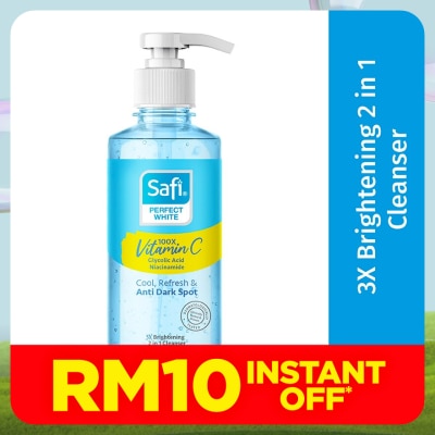 SAFI Perfect White 3X Brightening&nbsp; 2 in 1 Cleanser 160ml